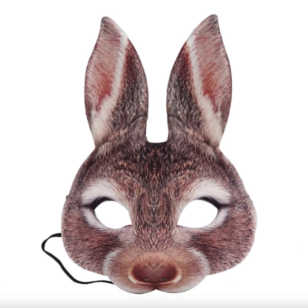 Foam rabbit masquerade mask BNIP bunny for Easter or Halloween